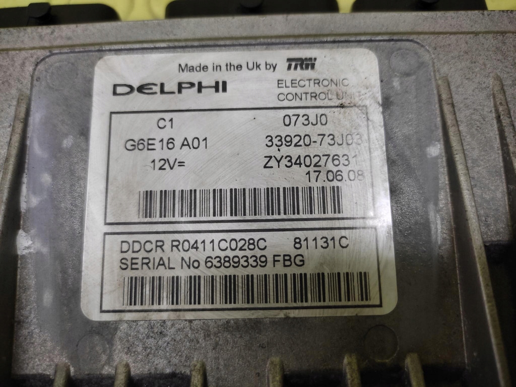 SUZUKI LIANA 1.4 D control unit of the engine 3392073J03