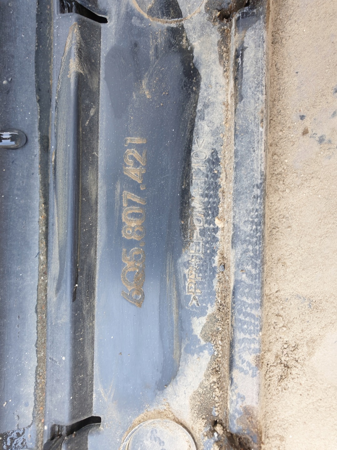 VW POLO 6Q5807421 2002-2008 bumper rear part
