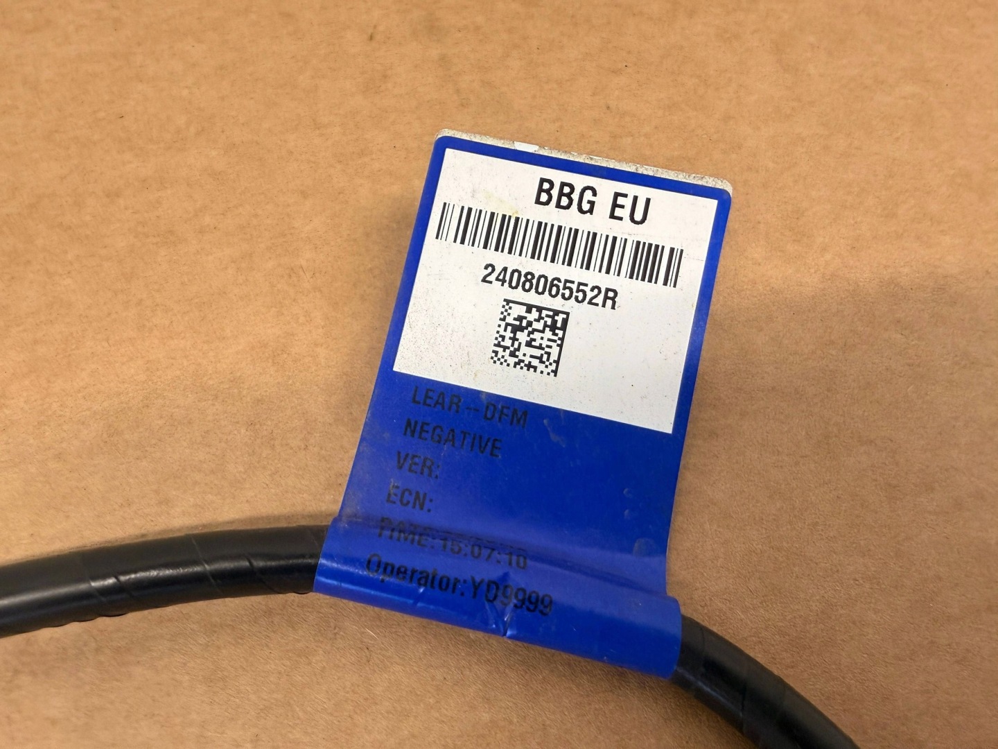 Dacia Spring Batteriemanagement Sensor 240806552R