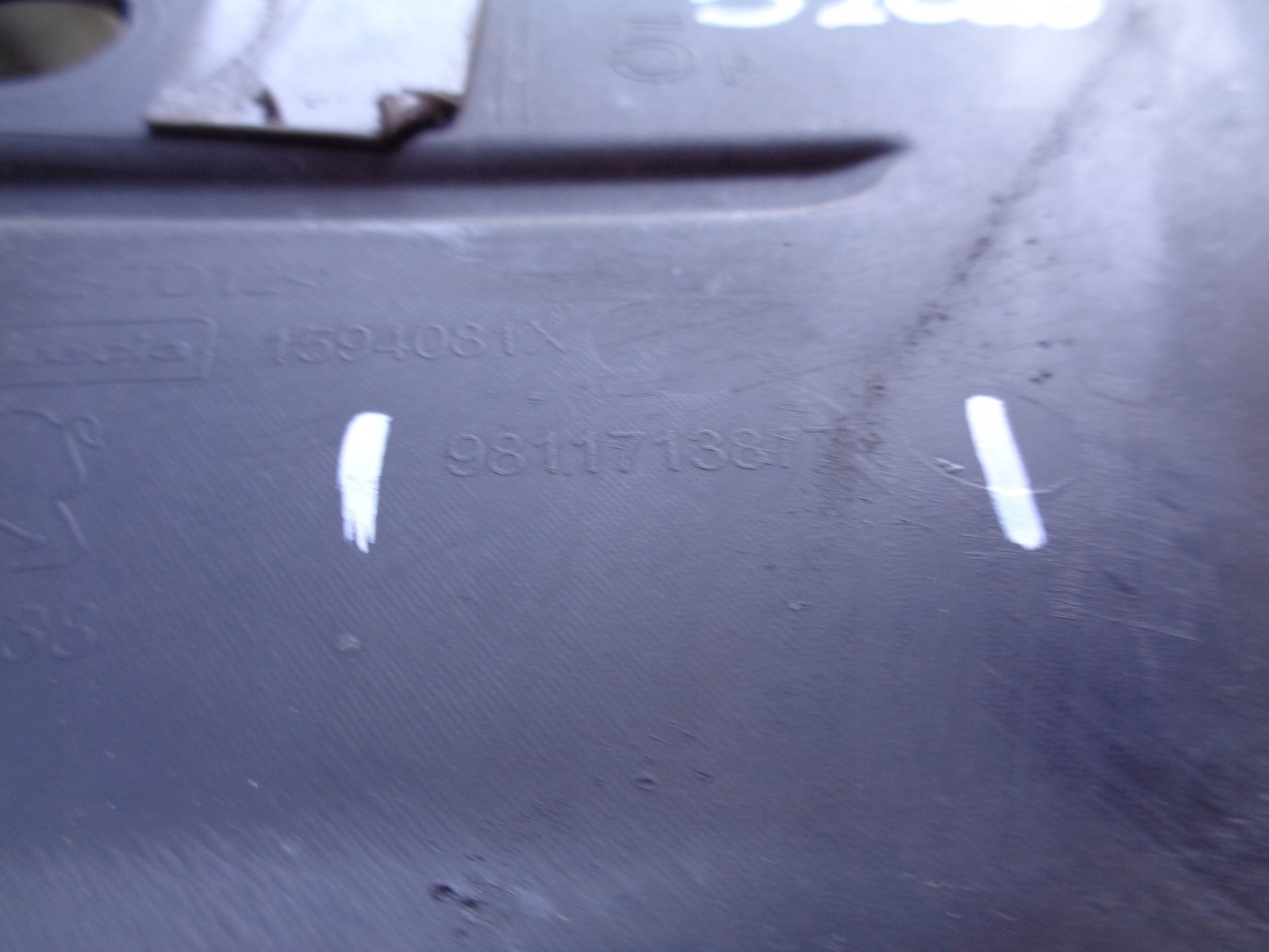 grid of a bumper right CITROEN JUMPY SPACETOURER EXPERT TRAVELLER 16- 52066