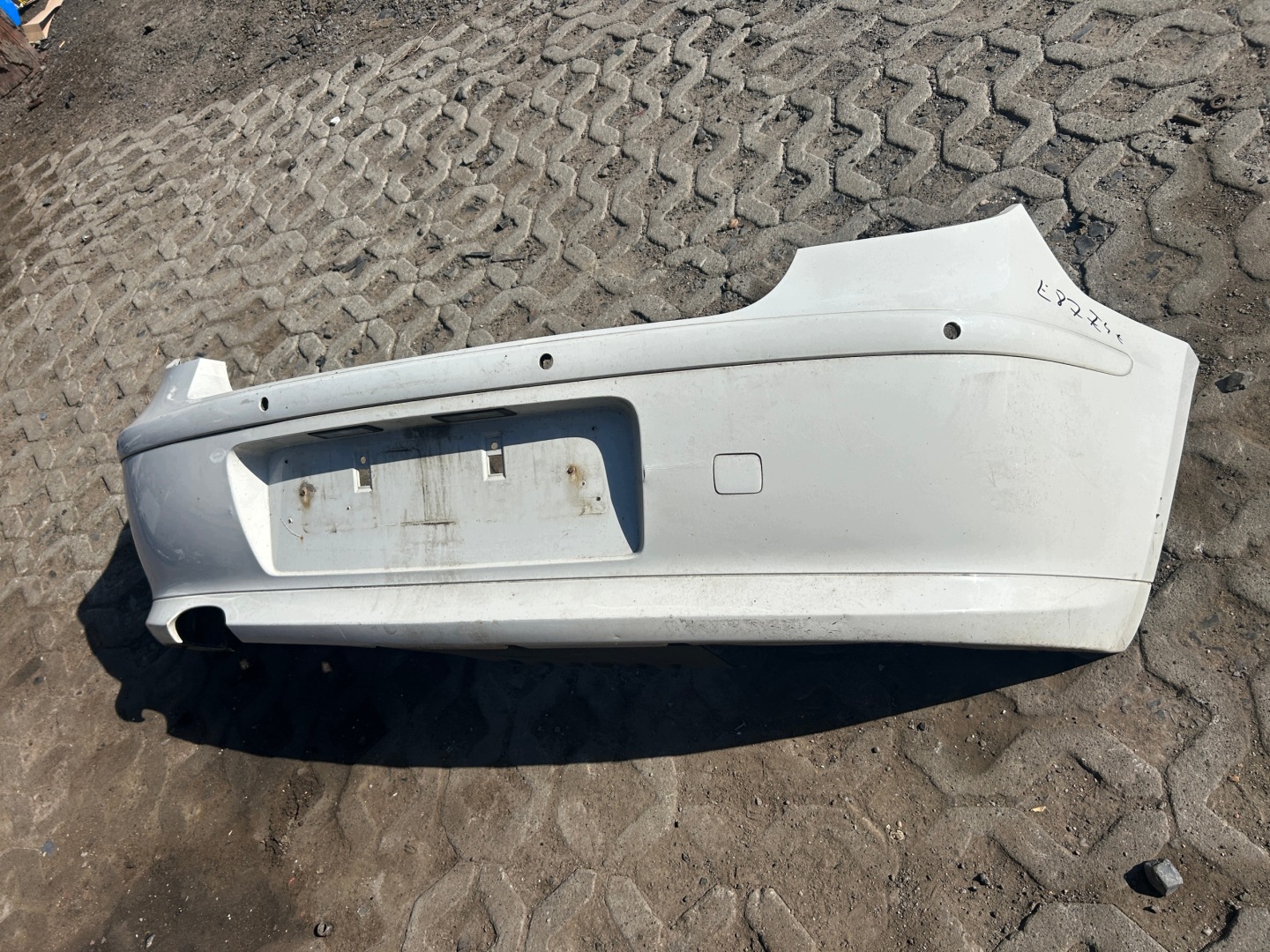 BMW E87 LCI bumper rear ALPINWEISS 3