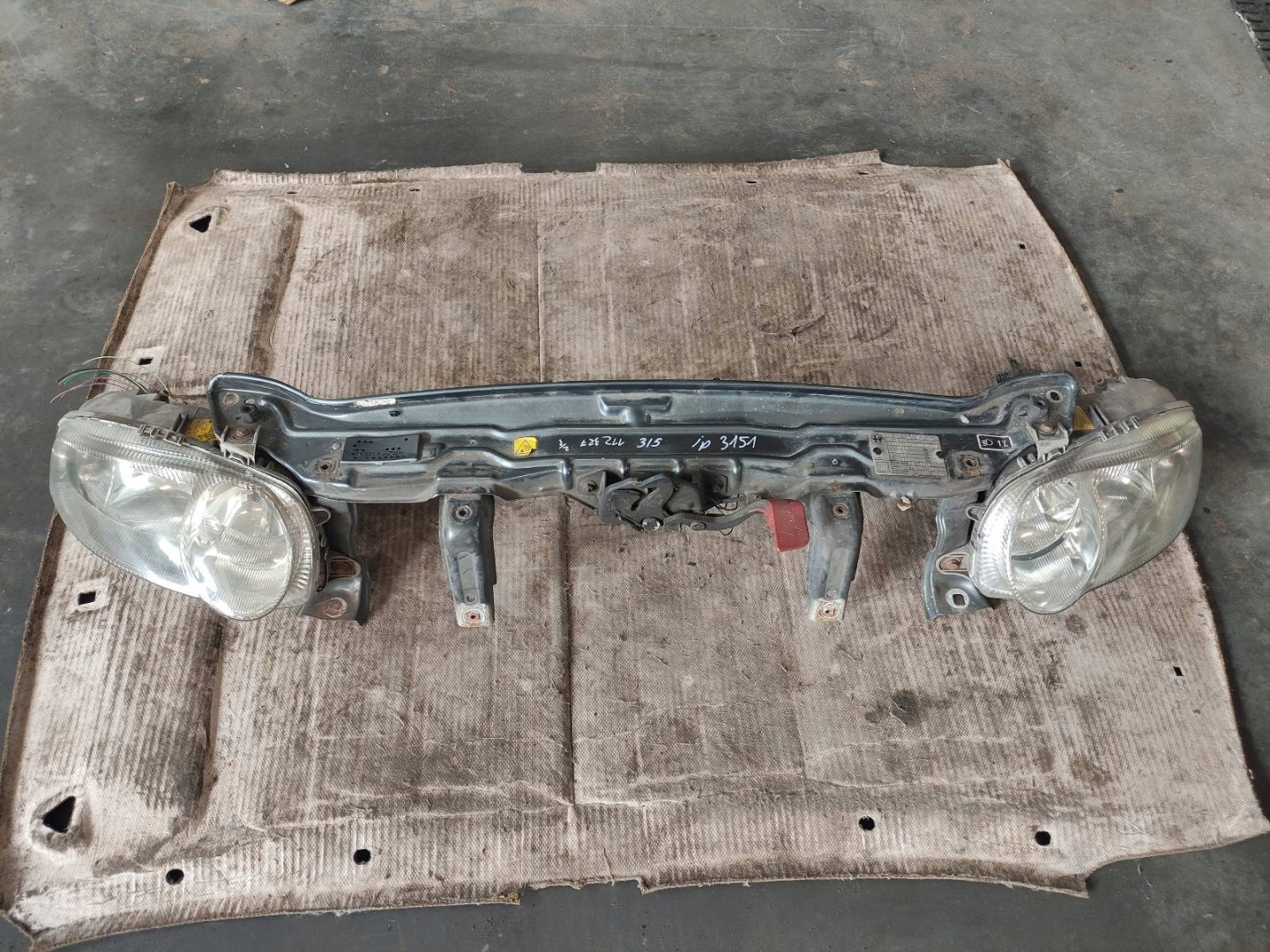 bonnet + light left right front ALFA ROMEO 147 and 650/A