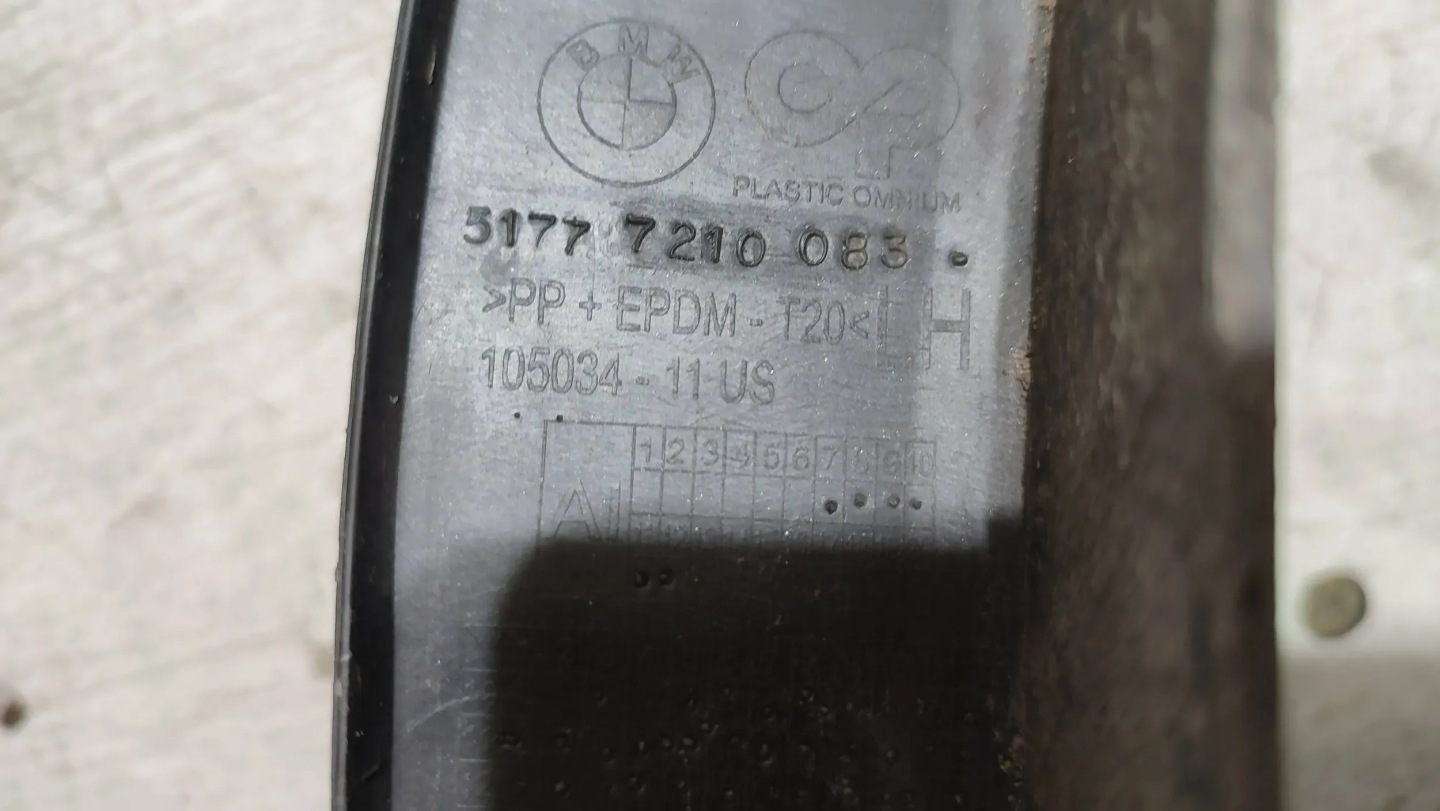 BMW X3 F25 15r 2.0d moulding threshold cap left rear part
