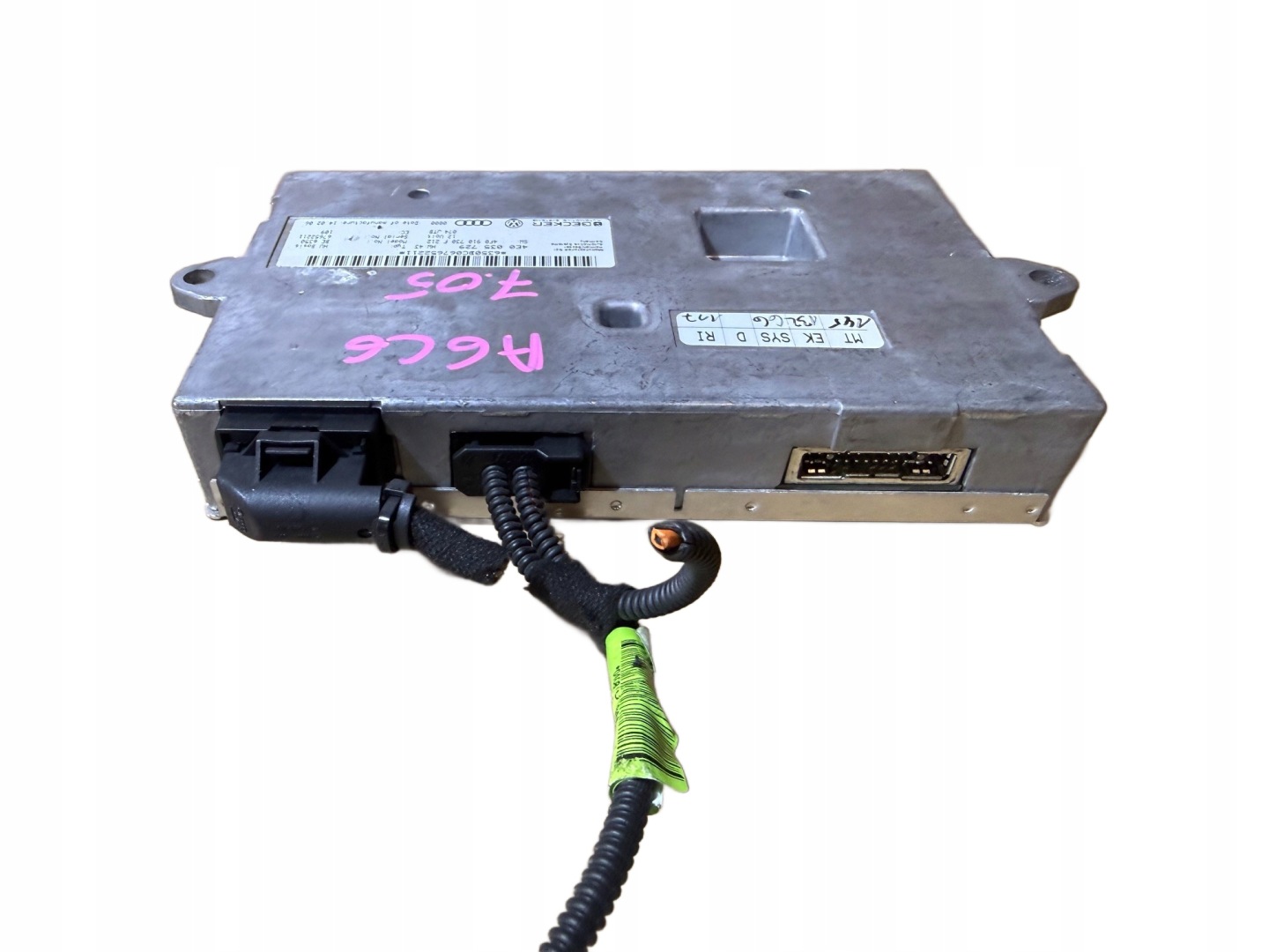 AUDI A6 C6 module RADIA navigation devices control unit MMI 4E0035729 4L0910731A