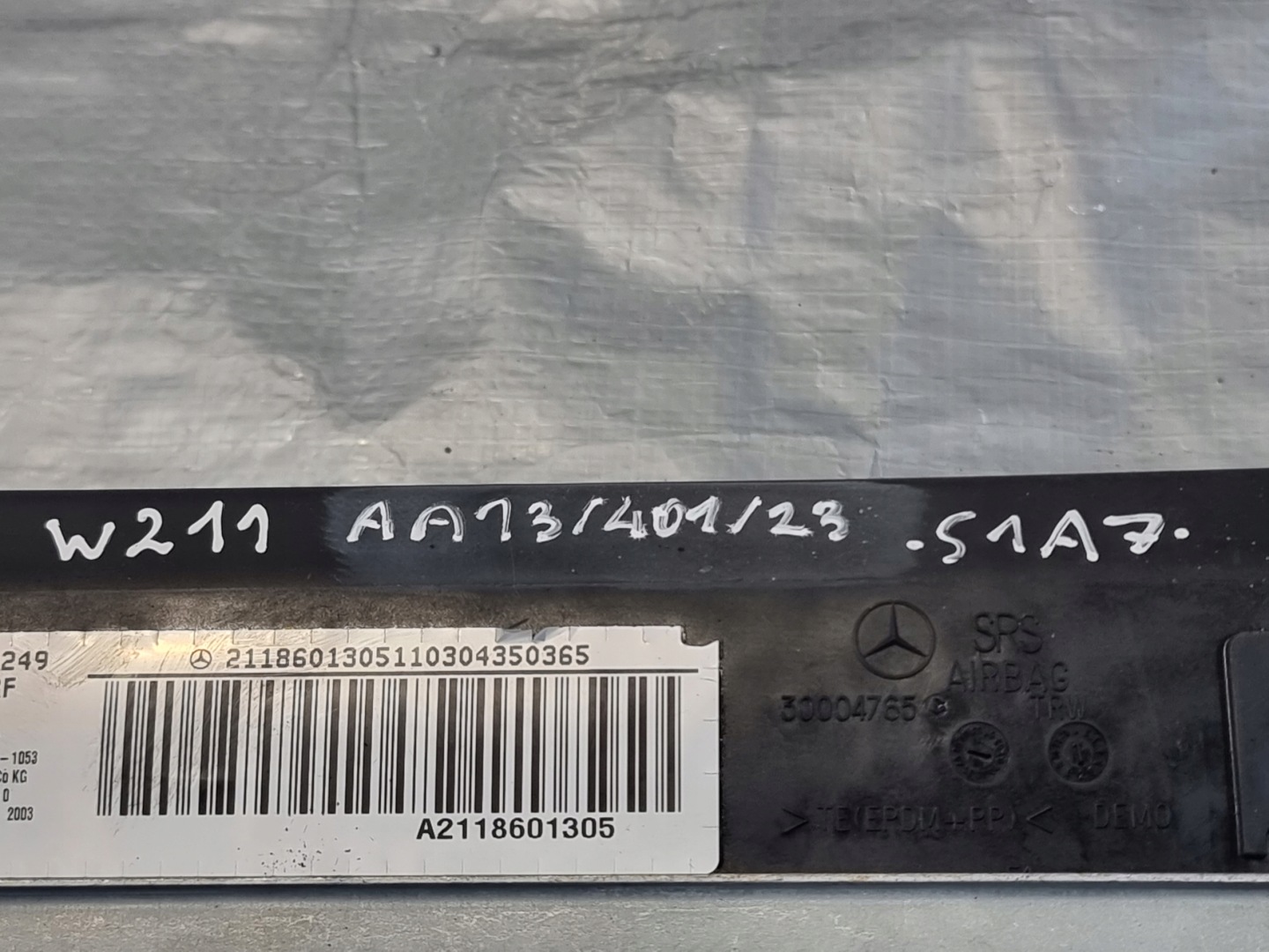 Airbag passager OE A2118601305 MERCEDES E KLASA W211