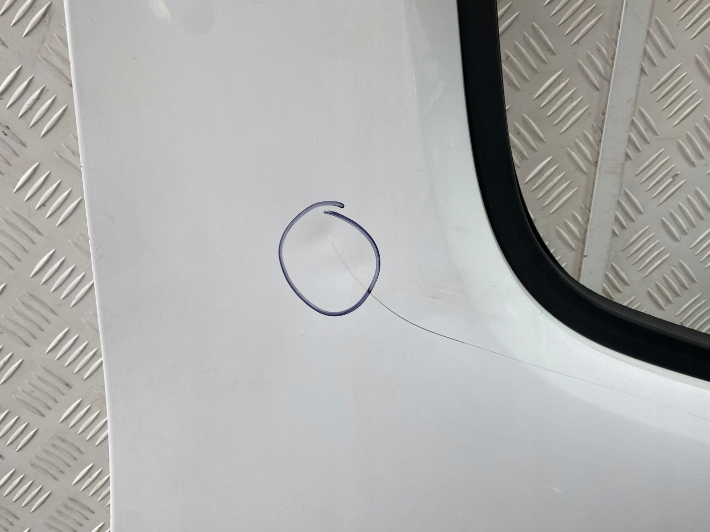 FORD TRANSIT MK8 13-25 door front right complete front FROZEN WHITE OE
