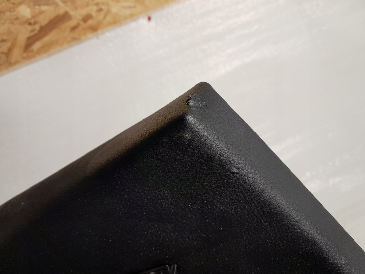 BMW 3 F30 side door left rear part black leather