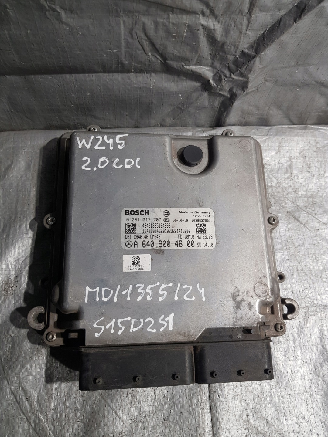 Computer Bedienteil W245 B-KLASA 2.0 CDI A6409004600