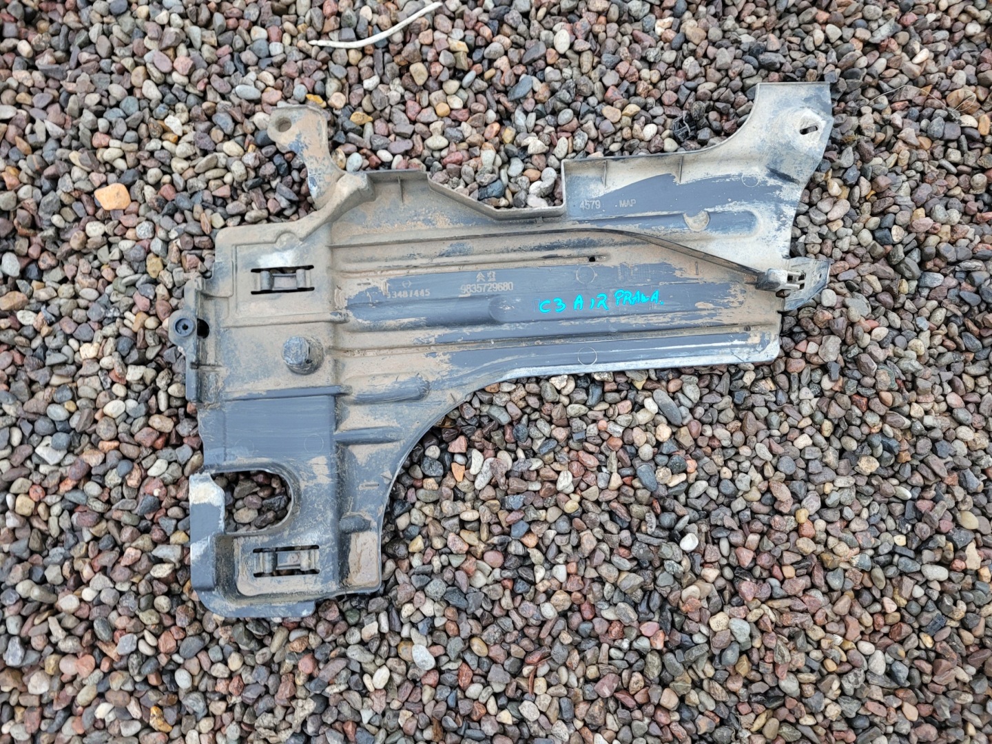 Blende Abdeckung abdeckung Unterfahrschutz heck CITROEN C3 AIRCROSS