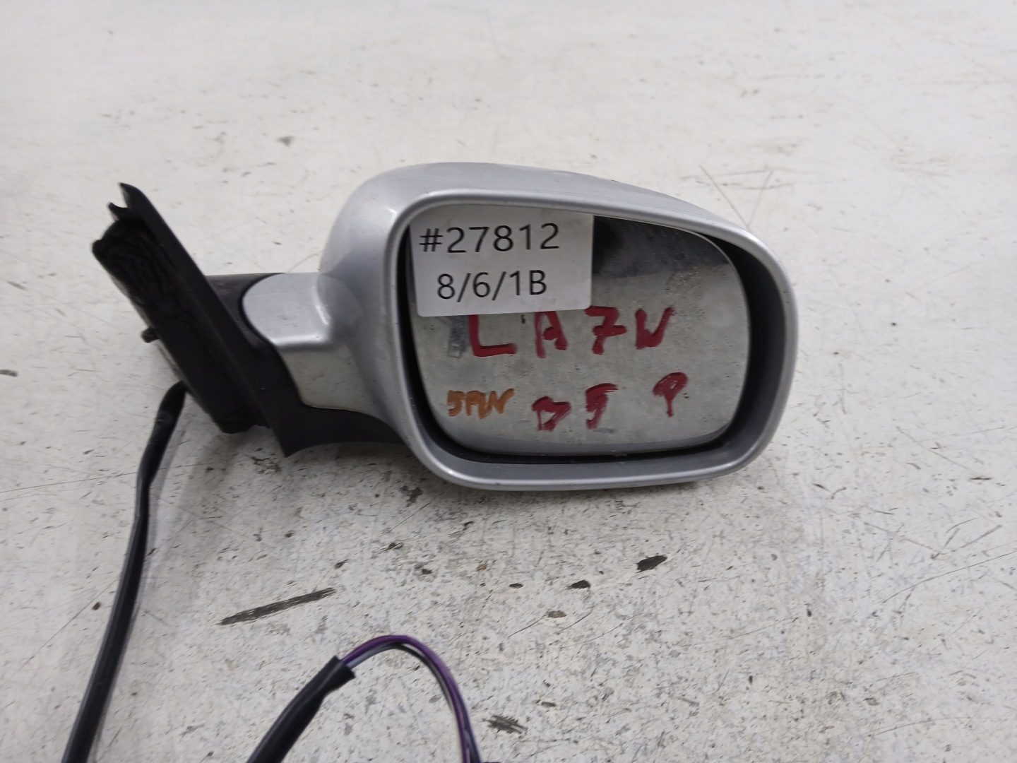VW PASSAT B5 mirror right LA7W 5 PIN