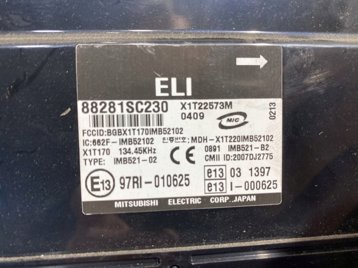 Centralina comfort FORESTER III 2.0 D 88281SC230
