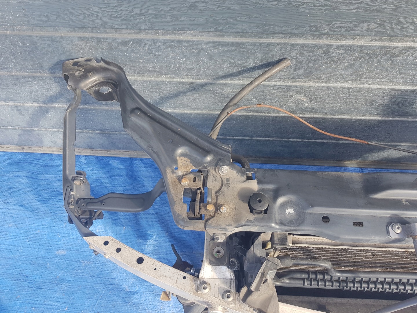 support panel for radiators radiator MERCEDES W204 2.2 CDI 651 MANUAL