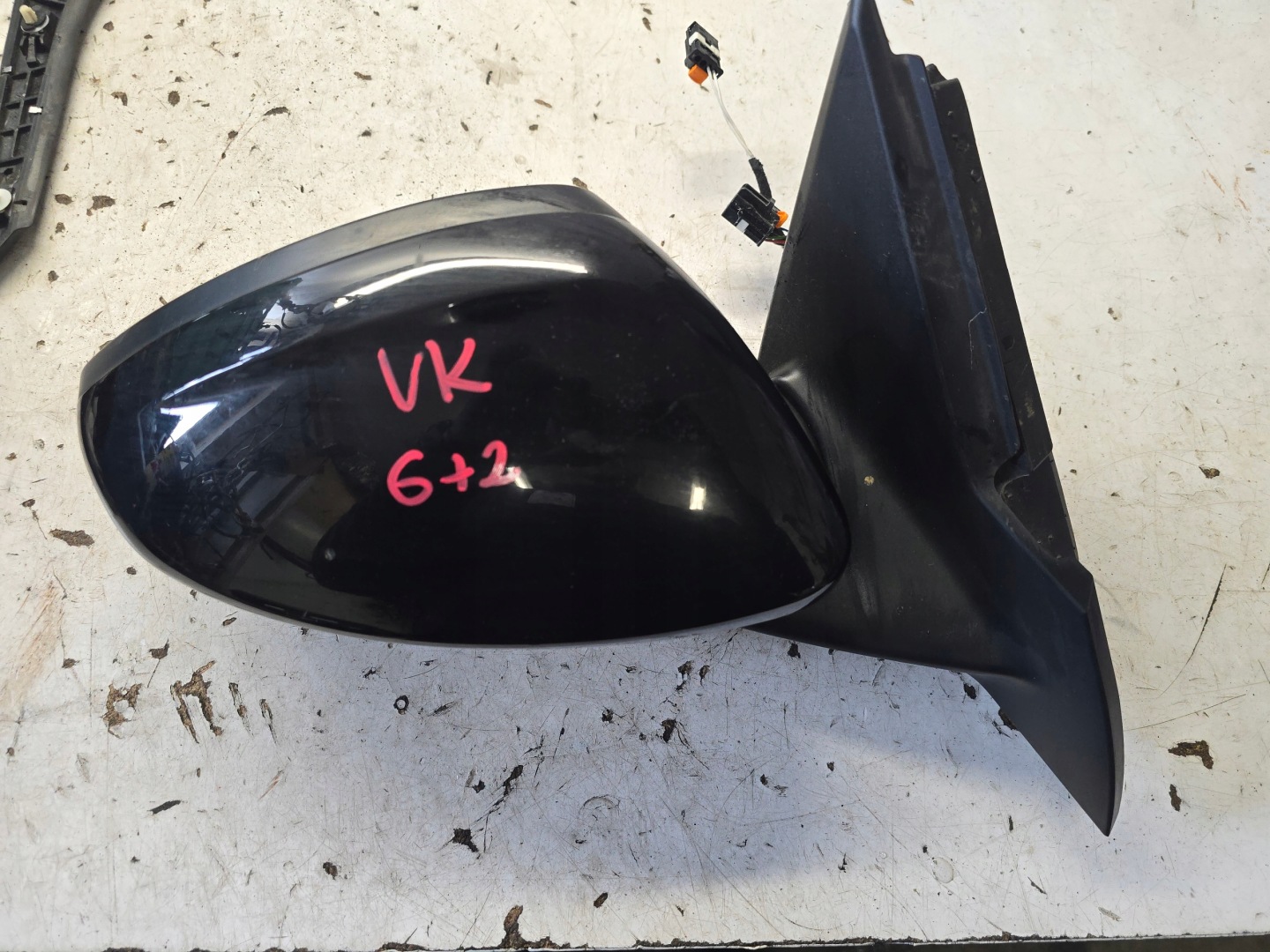 OPEL MOKKA B II mirror right 8 PIN 6 + 2 ANGLIK UK