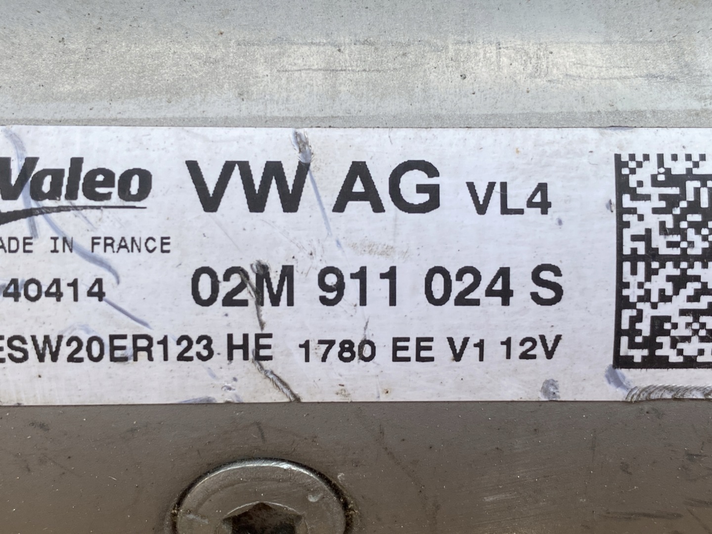 VW AUDI SKODA starter 02M911024S