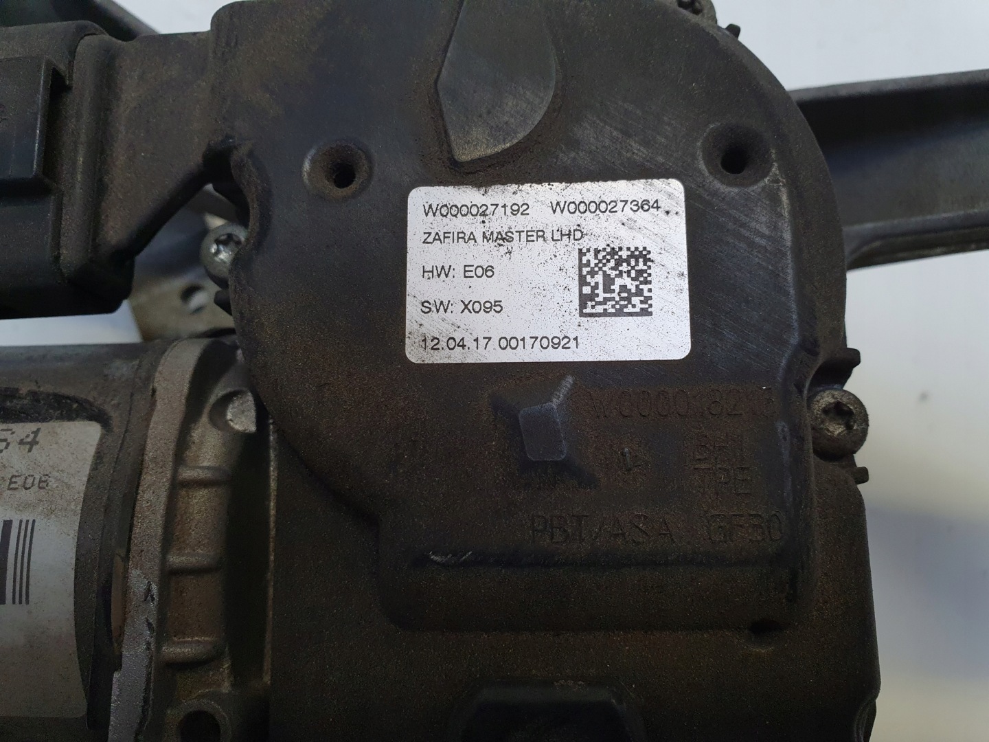 ZAFIRA C Gestänge Motor Wischer links vorne