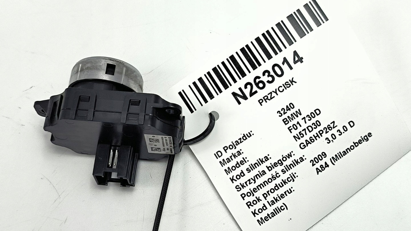 Bouton START STOP 9197291 BMW F01 730D