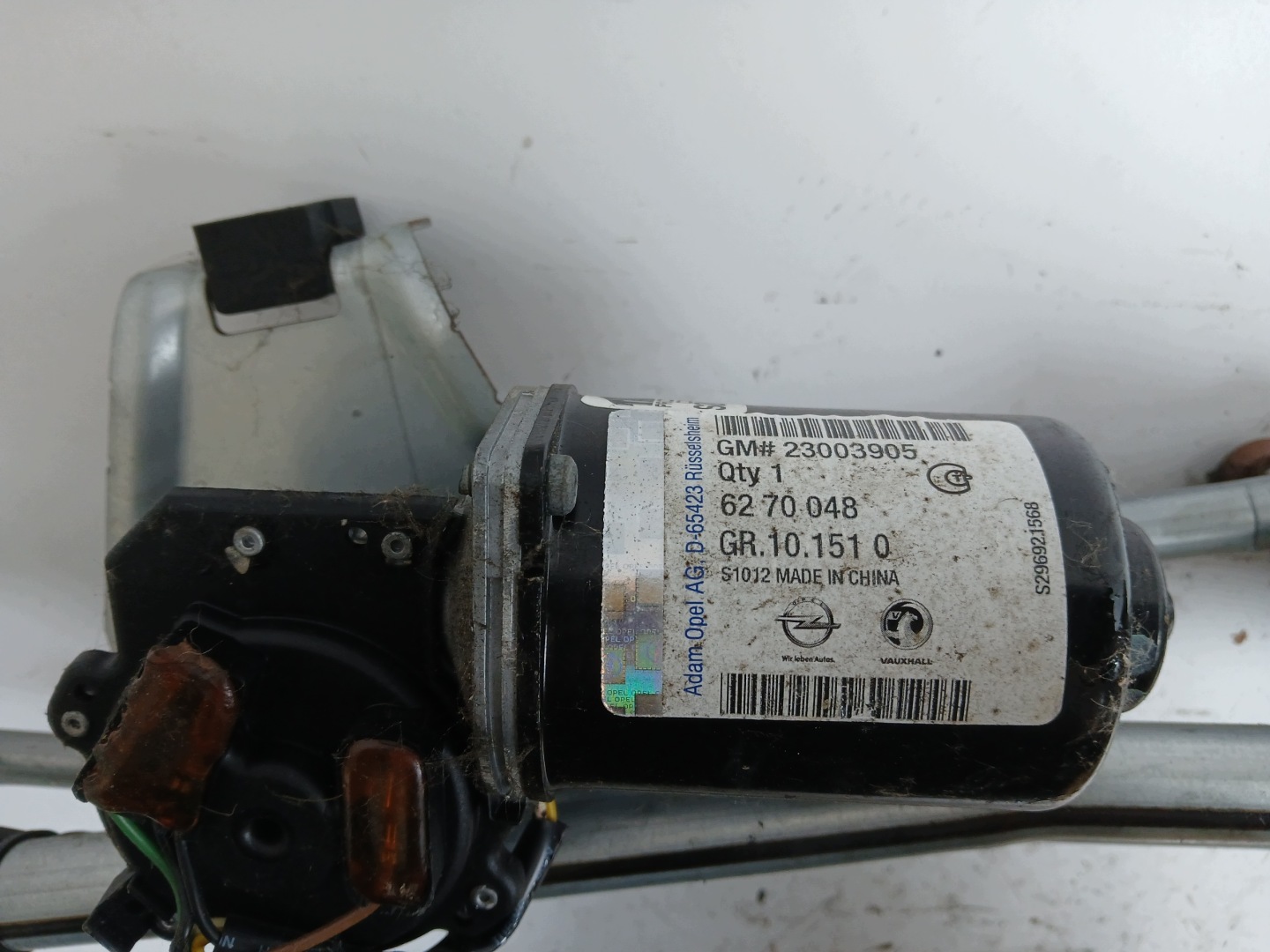 OPEL MERIVA A wiper mechanism front 23003905
