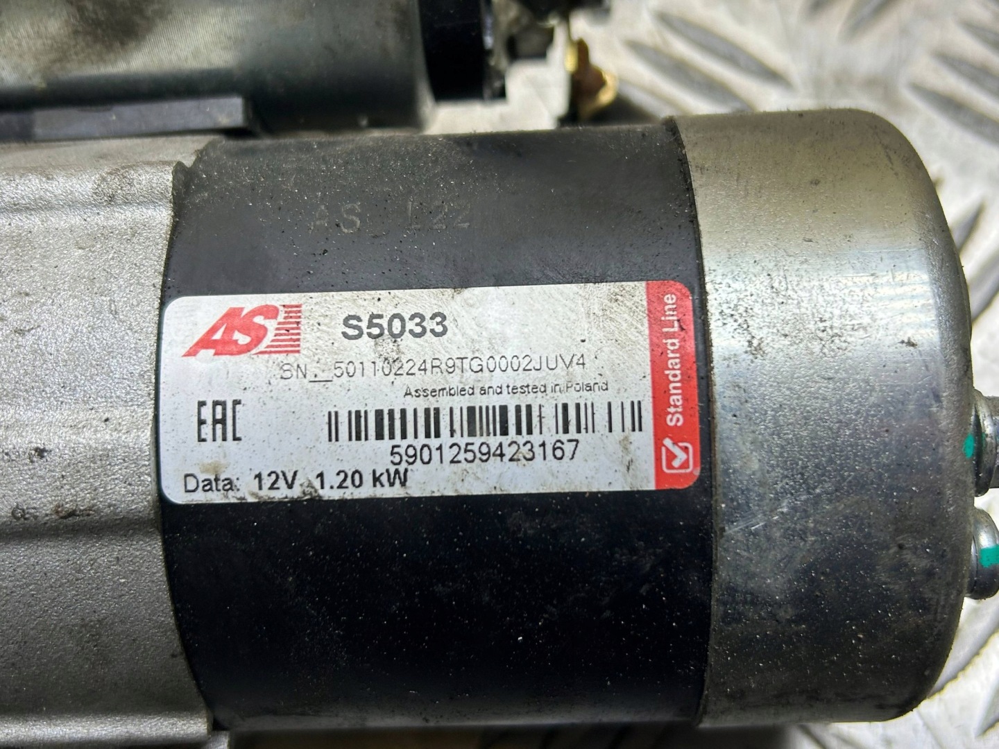starter AS-PL S5033 Mitsubishi Lancer VII 03-08 1.6