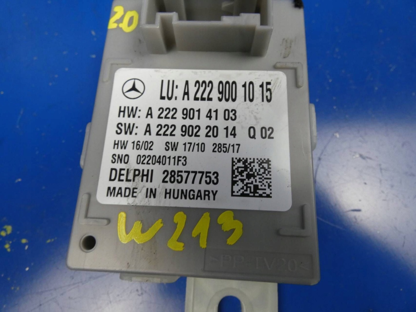 MERCEDES E KLASA W213 modul Bedienteil Leuchten