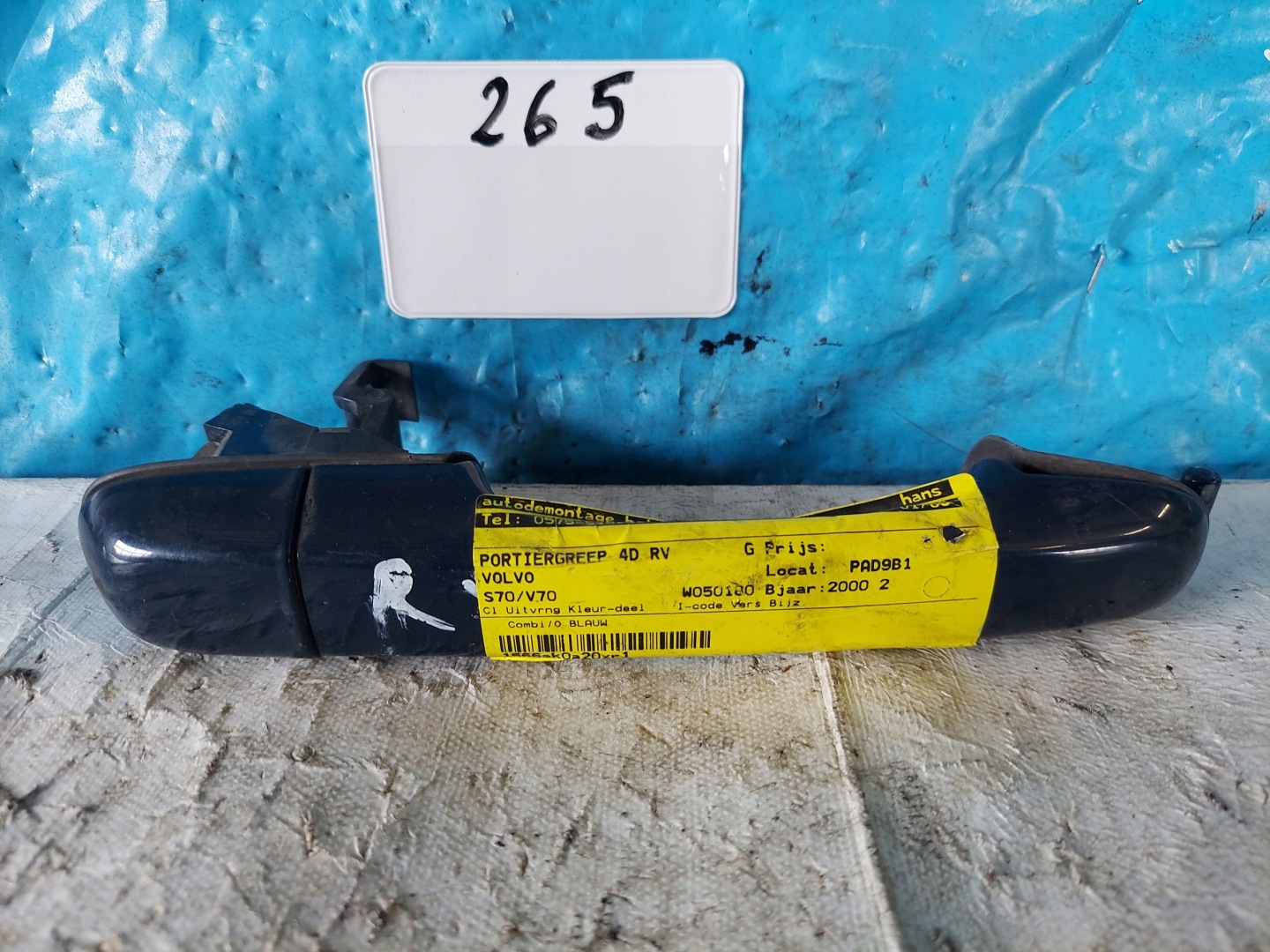 handle right front VOLVO S70 V70 and