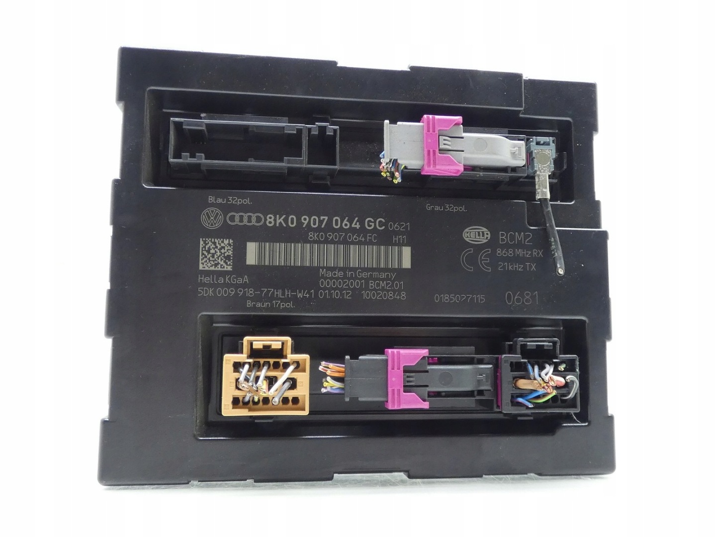 module control unit KOMFORTU AUDI A5 8T A4 B8 8K0907064GC