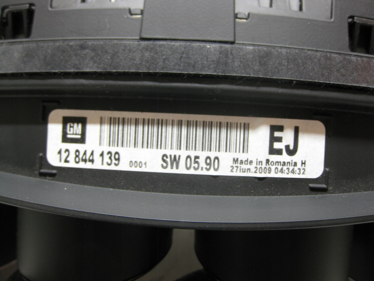 OPEL INSIGNIA A dials PREDKOSCIOMIERZ clock EU 12844139
