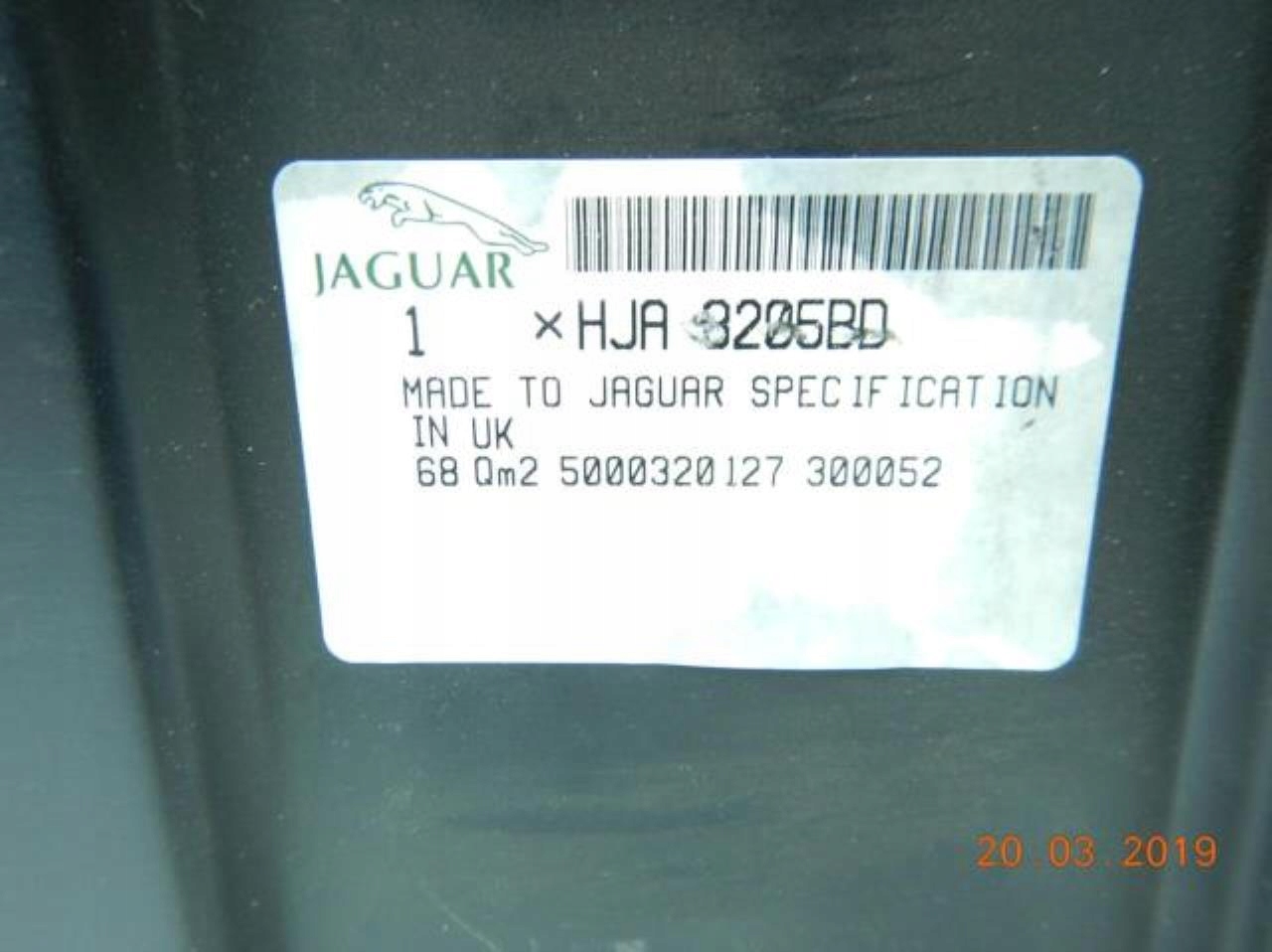 bracket holder POMPY JAGUAR XK8 97-99 / HJA3205BD