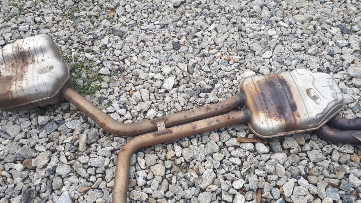 A7 4G A6 C7 muffler, exhaust UKLAD SLINE 3.0 TFSI