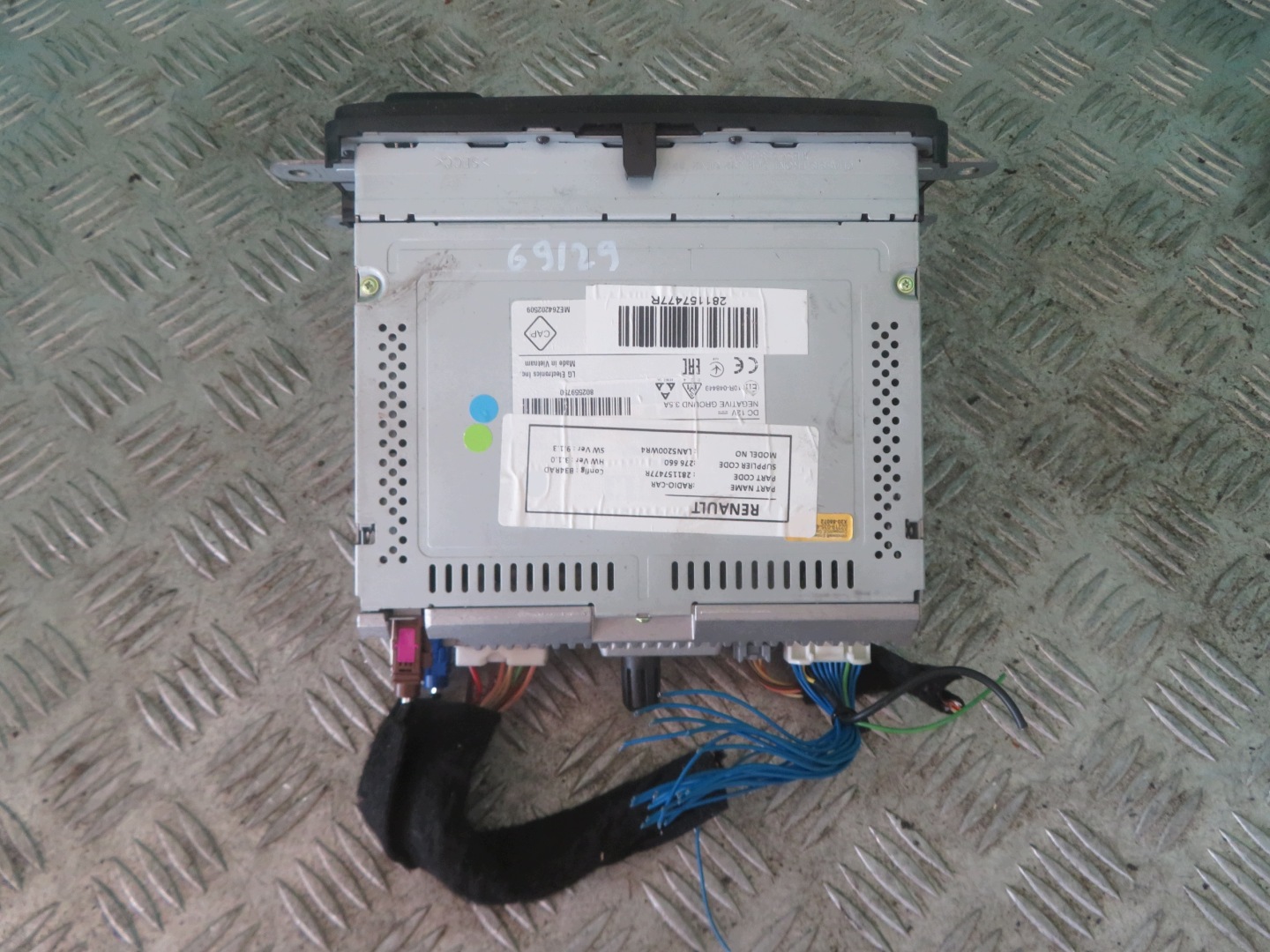 RADIO RENAULT MASTER OPEL MOVANO 19R 281157477R