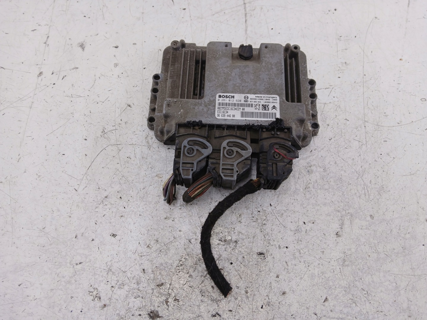 CITROEN BERLINGO e PEUGOET PARTNER e 1.6 HDI Centralina Motore 9663944680