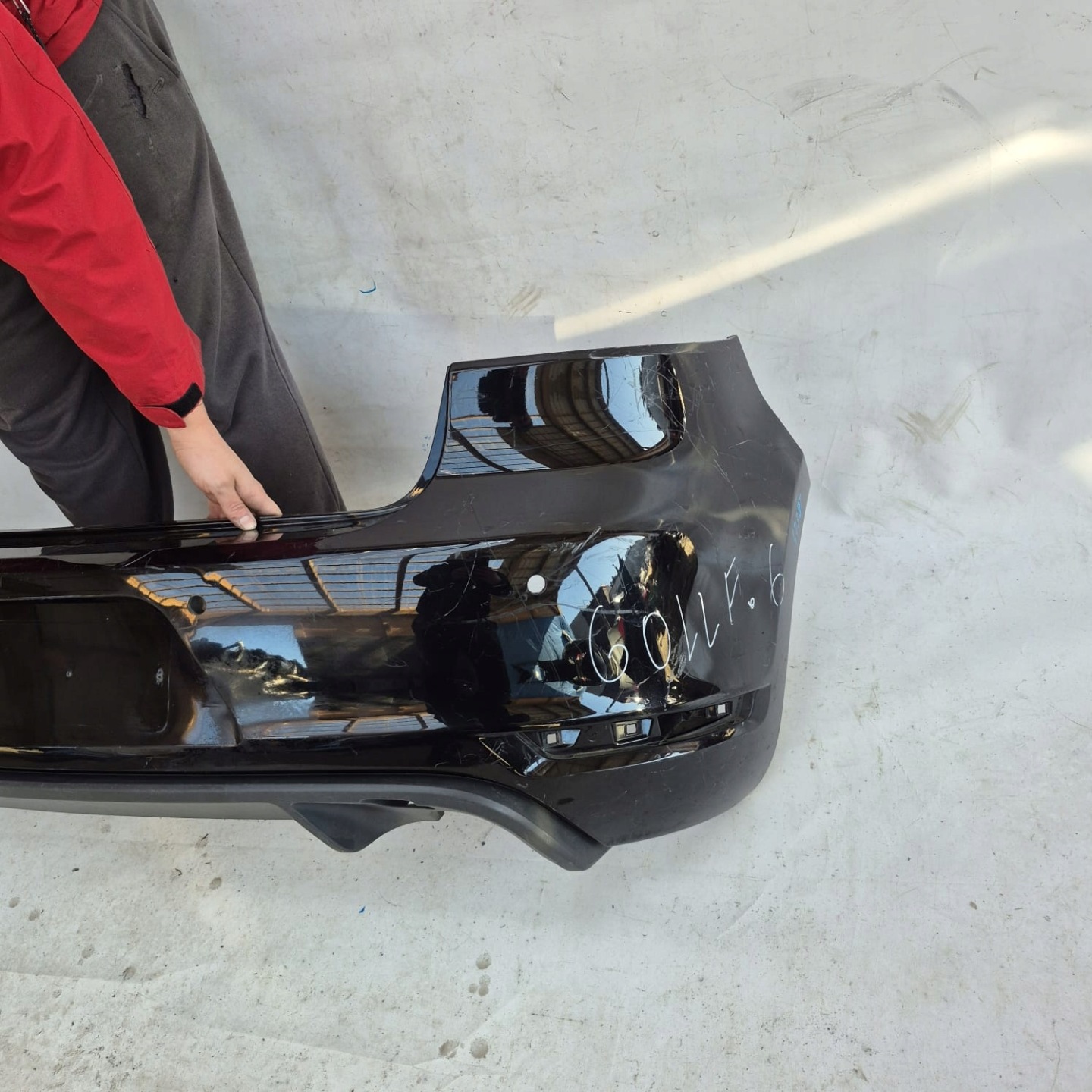 VW GOLF VI 6 HB GTI 08-12 bumper rear part rear PDC