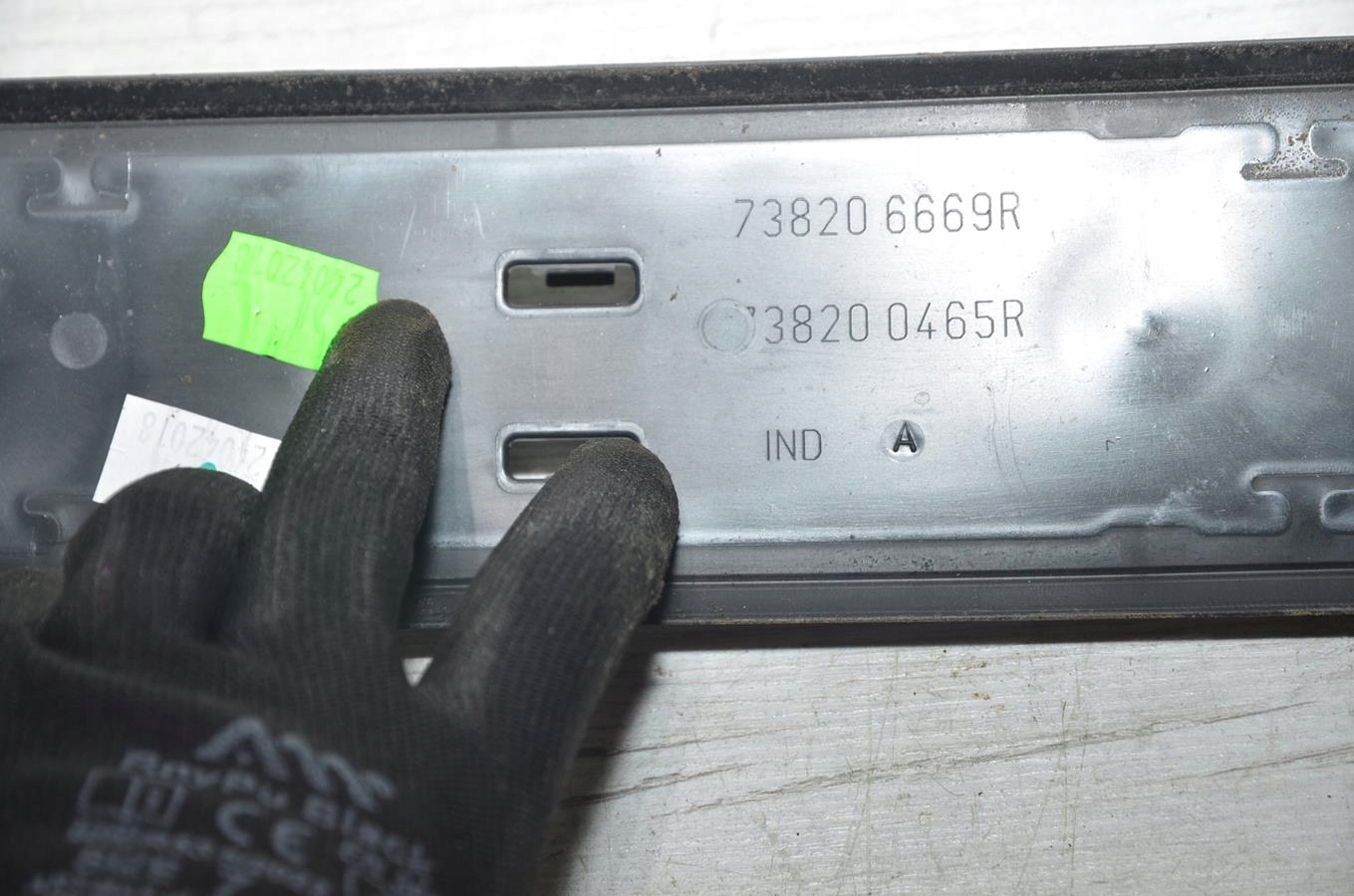 holder ski rear part Dacia Duster II 18r