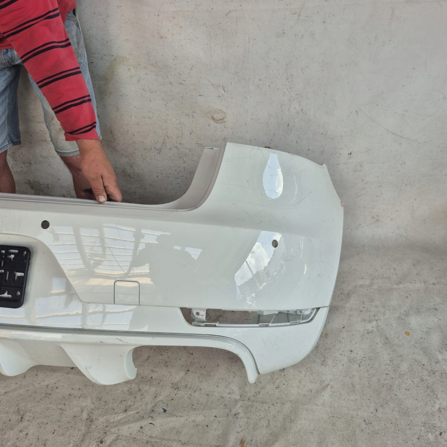 PORSCHE MACAN e 1 14-21 Paraurti posteriore posteriore PDC