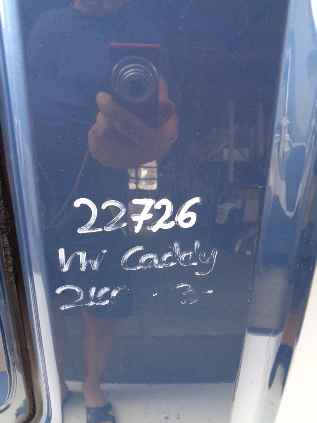 door right rear. sliding VW CADDY 2K 2K0 03- NR 22726