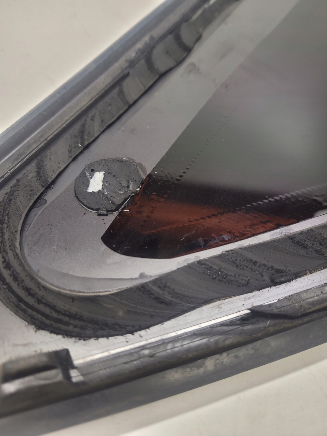 window bodywork AUDI A6 C7 sedan left rear part 2012R