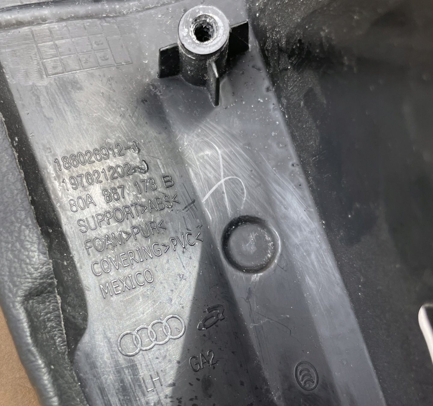 armrest door leather AUDI Q5 LIFT 80A867173 side left IDEAL