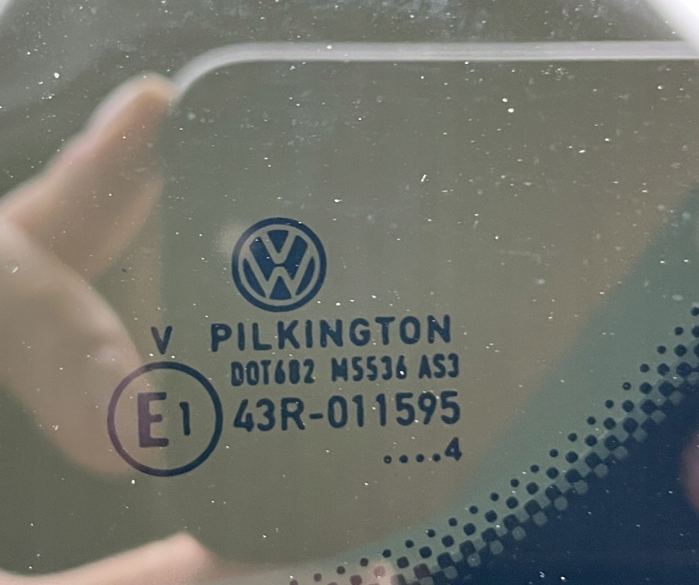 Portière VW T7 MULTIVAN 2023- W Couleur LR7H Comme Neuf Complets Original