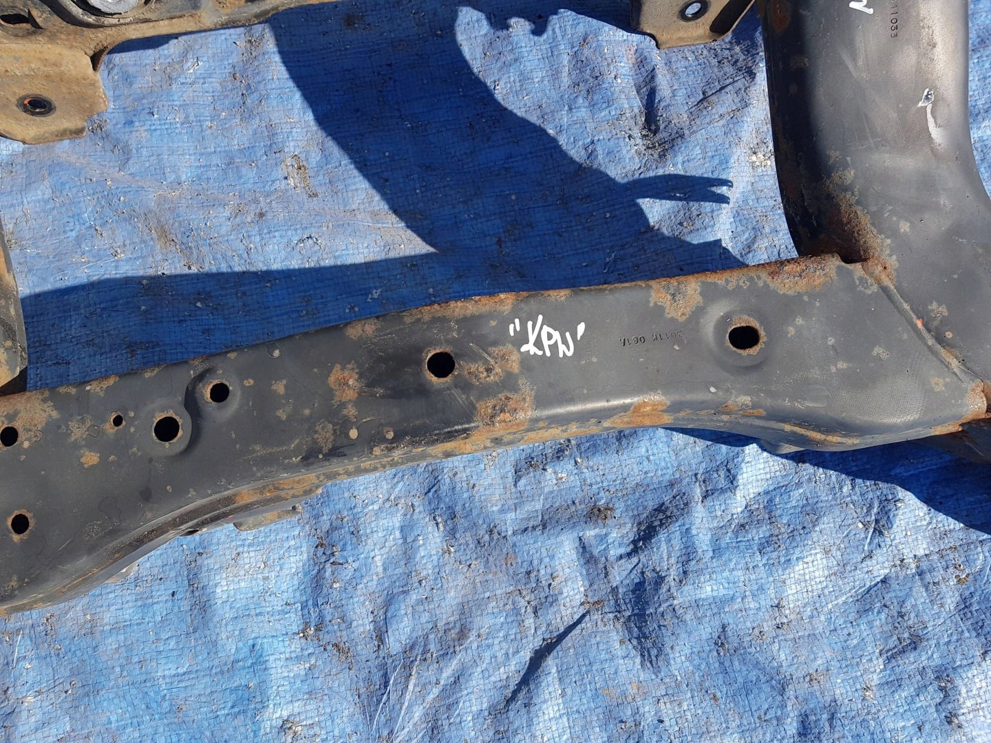 axle beam rear part MERCEDES ML W166 sider subframe axle beam