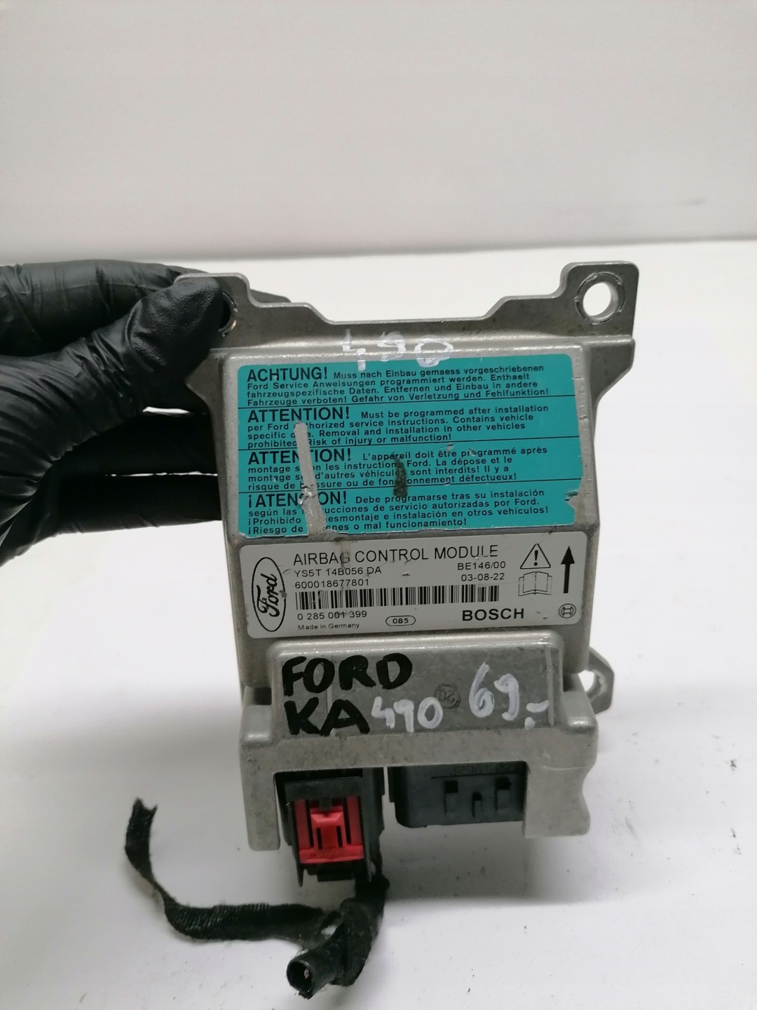 YS5T14B056DA sensor airbag Ford KA MK1