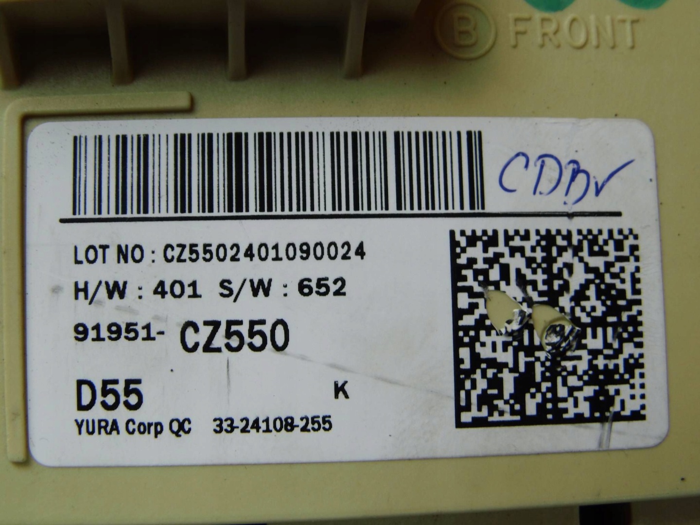 Hyundai Tucson IV NX4 control unit BSM BSI module 91951CZ550