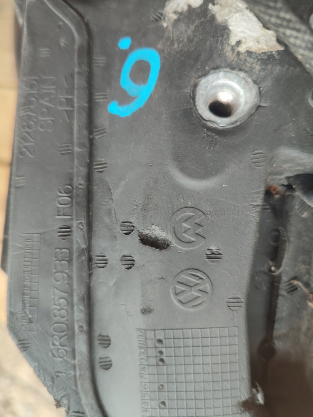 mirror left Volkswagen Polo 6R 5 pin europa