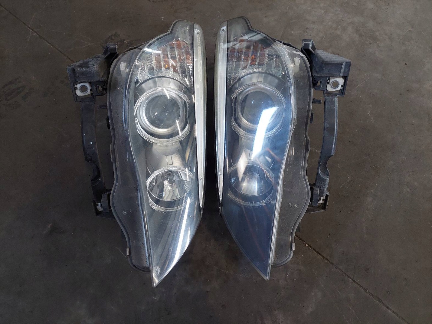 complete front bonnet bumper light H7 fender BMW E61 520D 354/7