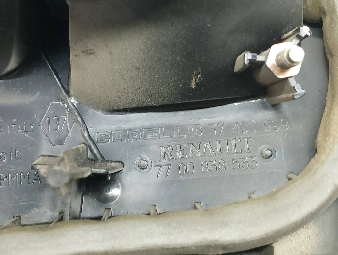 light right rear part rear RENAULT MEGANE 1 and 7700838533