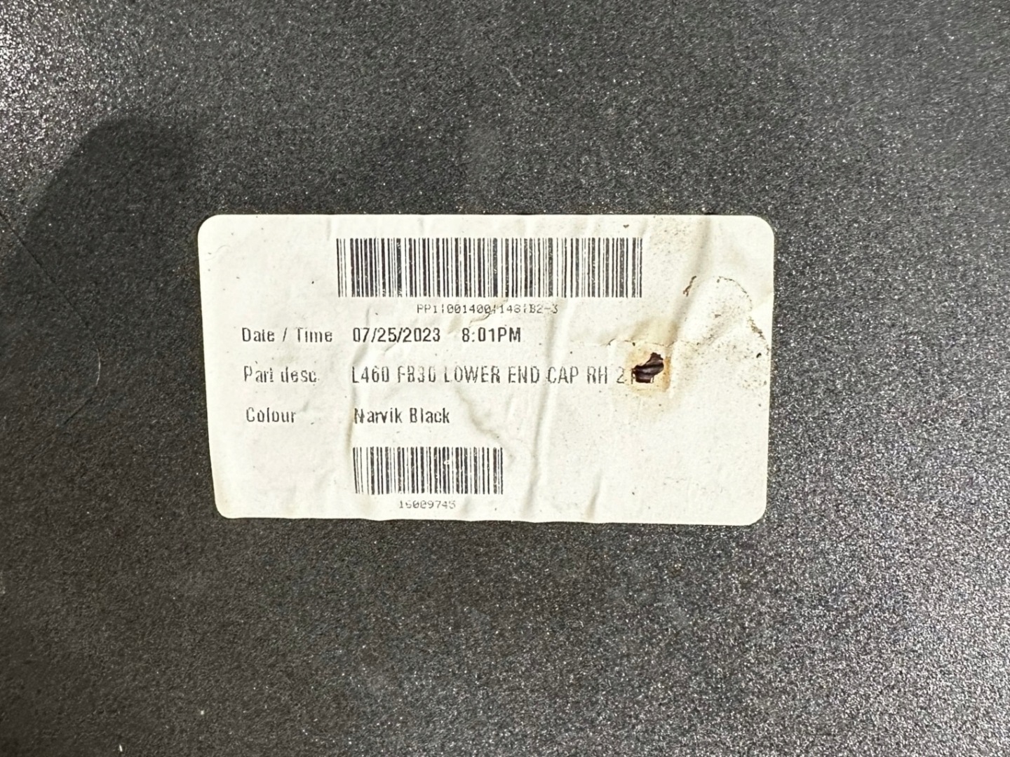RANGE ROVER L460 SEITLICH BLENDE ABDECKUNG DER STOSSSTANGE BLENDE GEHÄUSE RH N8EM-17E784-A