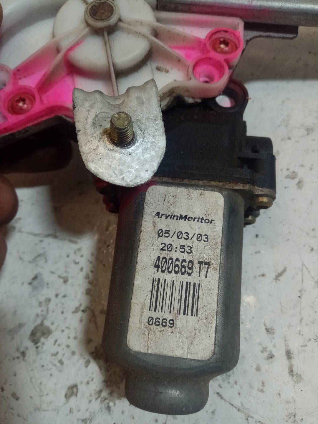 ELE mechanism windows left rear RENAULT LAGUNA 2 400669T7