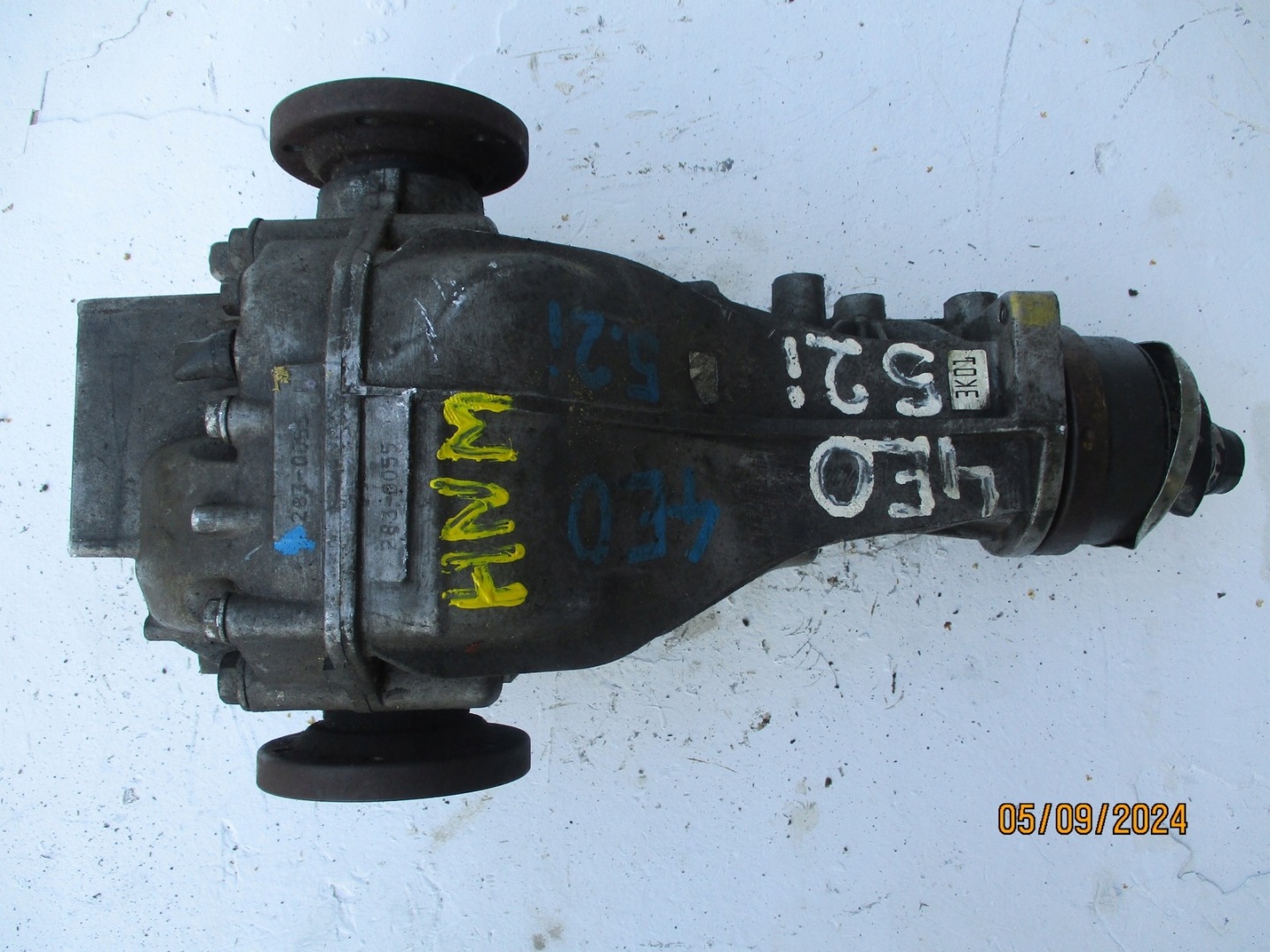 differenciál differenciál hátsó far AUDI A8 4E0 5,2i HNM