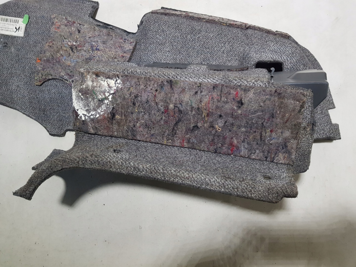 MERCEDES SL R230 mats boot upholstery left