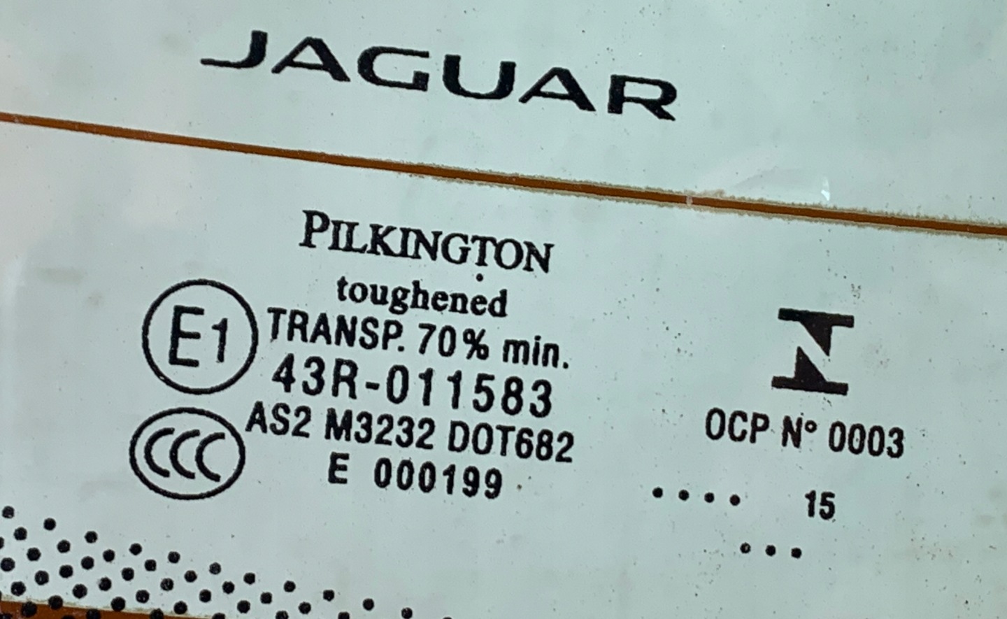 # FENSTER heck hinten JAGUAR XE X760