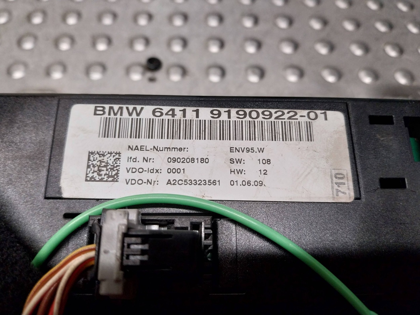 PANEL BOCCHETTE CLIMATIZZATORE ARIA CONDIZIONATA elettrico 9190922 BMW E81 E82 E87 E88 E90 E91 E92