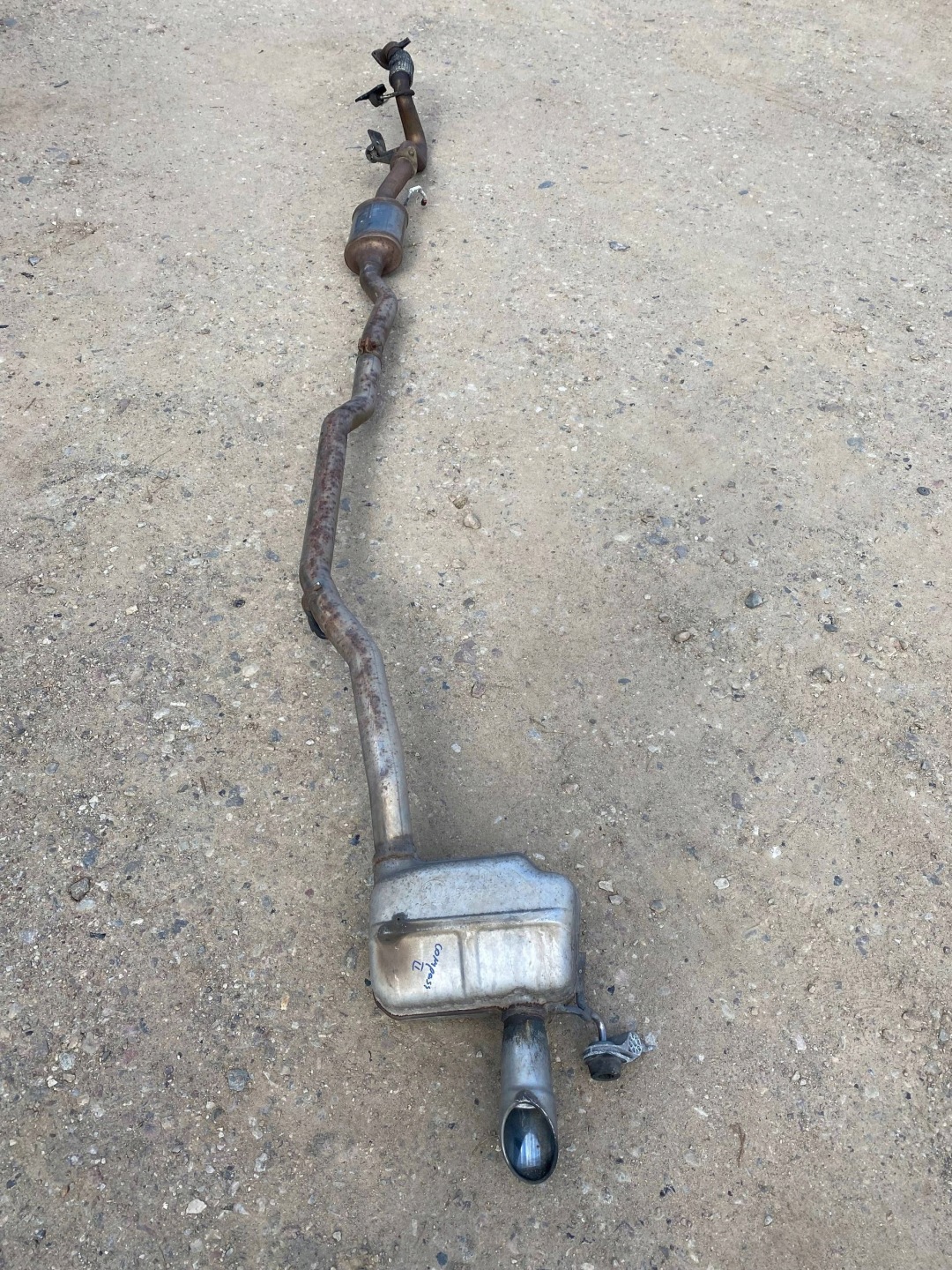 JEEP COMPASS II 1.6 complete exhaust pipe TLUMIK 53435909